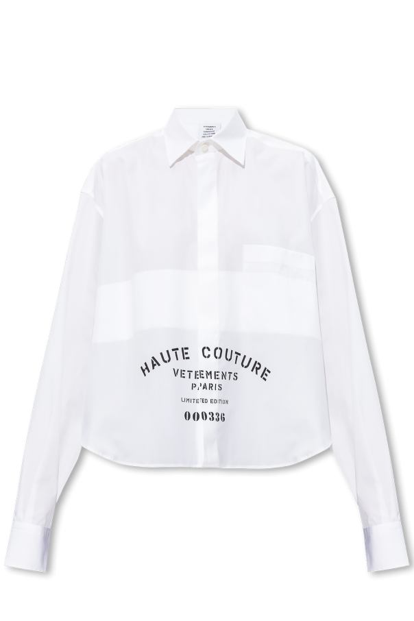 VETEMENTS Relaxedfitting shirt Women's Clothing Vitkac